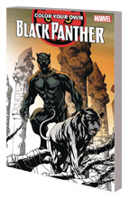 Image: Color Your Own Black Panther SC  - Marvel Comics