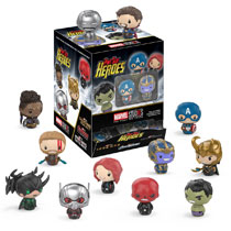 Image: Pint Sized Heroes Marvel Studios 10 24-Piece Blind Mystery Box Display  - Funko