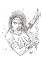 Image: Dejah Thoris Vol. 03 #1 (incentive 1:40 cover - Parrillo Pencil) - Dynamite