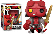Image: Pop! Comics Vinyl Figure 014: Hellboy with Sword  - Funko