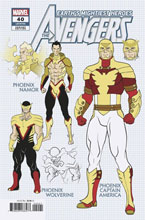 Image: Avengers #40 (incentive 1:10 Design cover - Garron)  [2020] - Marvel Comics