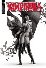 Image: Vampirella Vol. 05 #17 (incentive 1:40 cover - Iakovlev B&W) - Dynamite