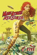 Image: Mars Attacks / Red Sonja #5 (cover A - Suydam) - Dynamite