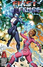 Image: First Defense #3 (cover B - Genzoman Lenticular) - Absolute Comics Group