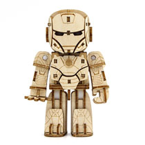 Image: Incredibuilds Marvel Incredibots Model: Iron Man  - Insight Editions