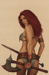 Image: Invincible Red Sonja #7 (cover M - Celina virgin) - Dynamite