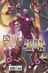 Image: Iron Man #15 (variant Devil's Reign Villain cover - Chew) - Marvel Comics