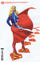 Image: Supergirl: Woman of Tomorrow #6 (variant card stock cover - Steve Rude)  [2021] - DC Comics