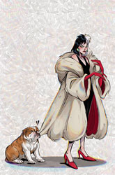 Image: Disney Villains: Cruella De Vil #1 (cover H incentive 1:20 - Lusky virgin) - Dynamite