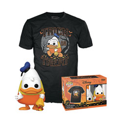 Image: Funko Pop! & Tee Disney: Halloween Donald  (GW) T-Shirt (XXL) - Funko