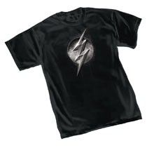 Image: Justice League T-Shirt: Flash Symbol  (L) - Graphitti Designs