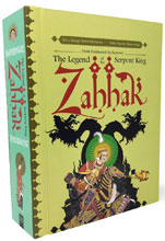 Image: Zahhak: Legend of Serpent King Pop-Up Book HC  - Fantagraphics Books
