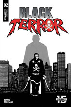 Image: Black Terror Vol. 02 #2 (incentive 1:20 cover - Fornes B&W) - Dynamite