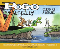 Image: Pogo Complete Syndicated Strips Vol. 06: Clean as a Weasel  (1959-1960) HC - Fantagraphics Books