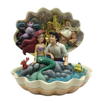Image: Disney Traditions Figurine: Seashell Scenario  (Little Mermaid) - Enesco Corporation