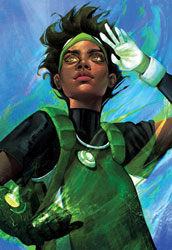 Image: Green Lantern #8 (variant card stock cover - Juliet Nneka) - DC Comics