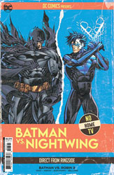 Image: Batman vs. Robin #3 (cover I Fight Poster Batman vs. Nightwing card stock - Foccillo) - DC Comics