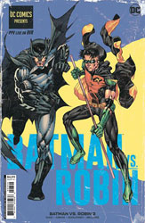Image: Batman vs. Robin #3 (cover J Fight Poster Batman vs. Robin card stock - Foccillo) - DC Comics