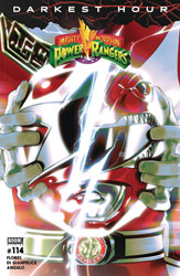 Image: Mighty Morphin Power Rangers #114 (cover C Helmet - Montes) - Boom! Studios