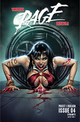 Image: Vampirella / Dracula: Rage #4 (cover C - Krome) - Dynamite