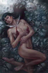 Image: Vampirella / Dracula: Rage #4 (cover J - Parrillo Ltd virgin) - Dynamite